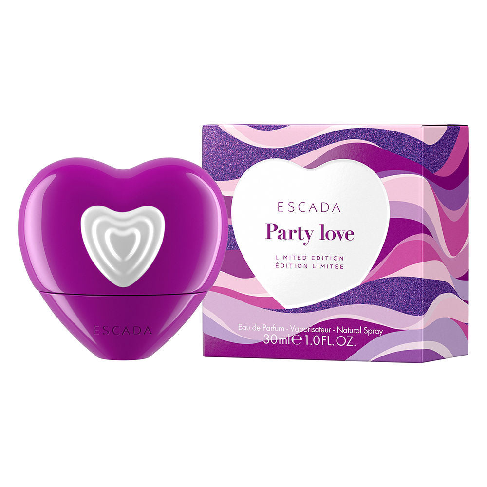 30 ml cherry-shaped eau de parfum bottle, glossy red and heart motif
