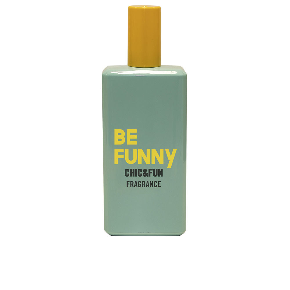 50 ml clear bottle of citrus-floral Eau de Parfum, bright label, spray cap