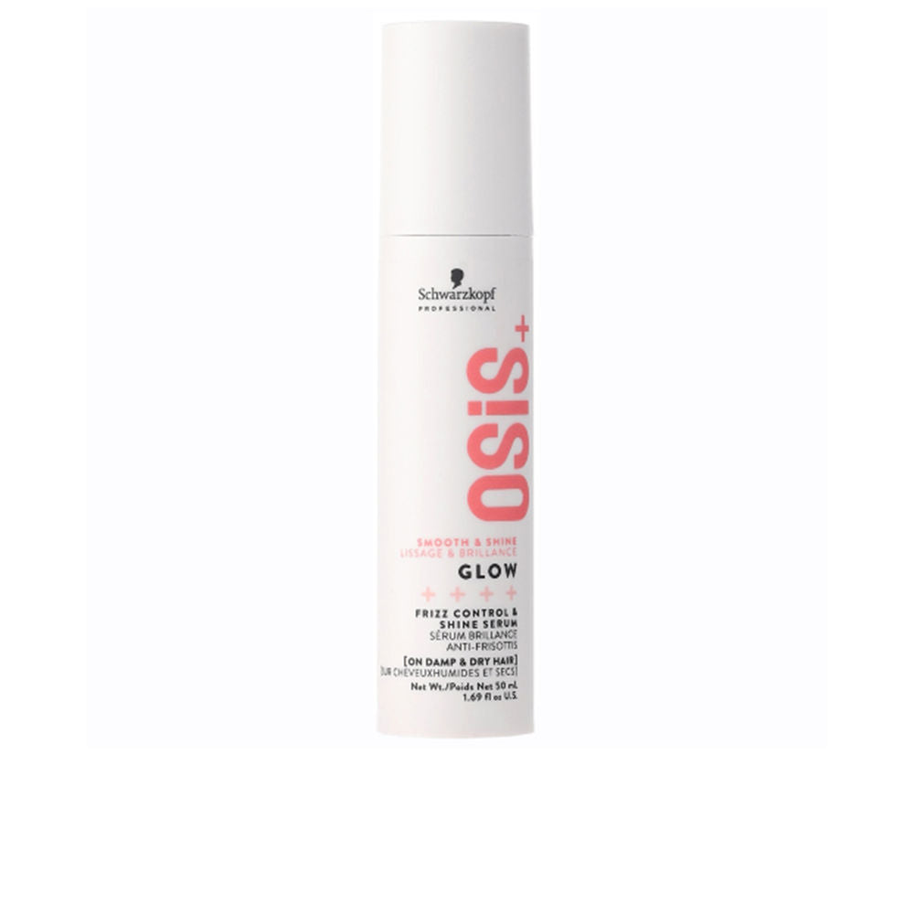 50 ml pump serum bottle for anti‑frizz hair control, lightweight, Unisex
