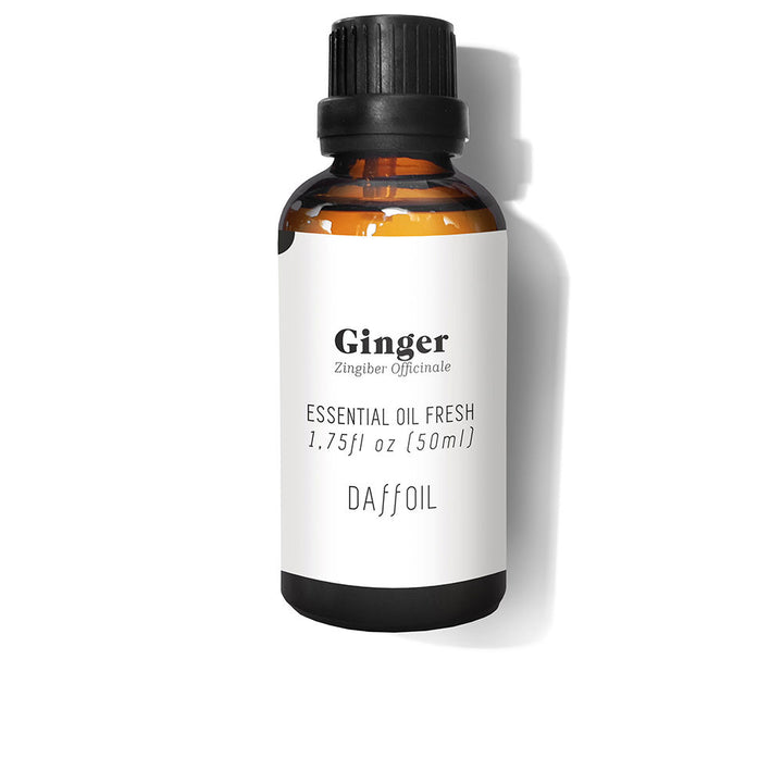 Small amber bottle of steam-distilled fresh ginger essential oil, 50 ml, Unisex
