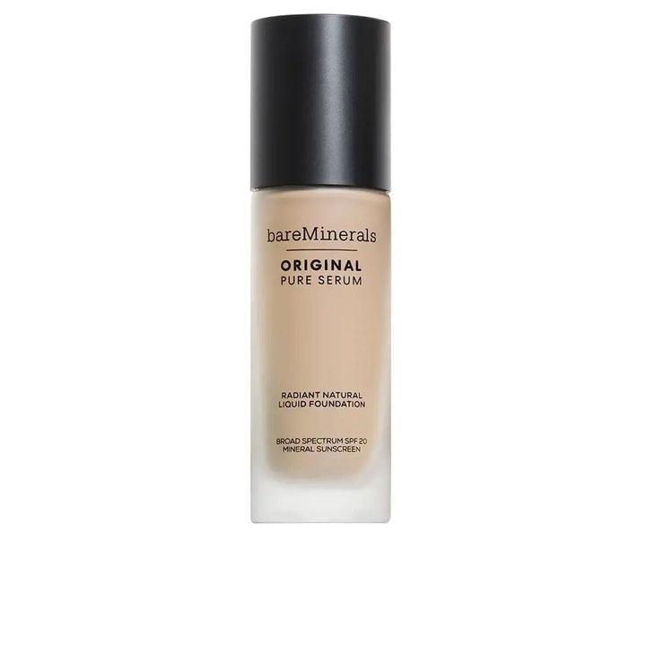 30 ml serum-tinted foundation bottle, light cool shade, SPF 20