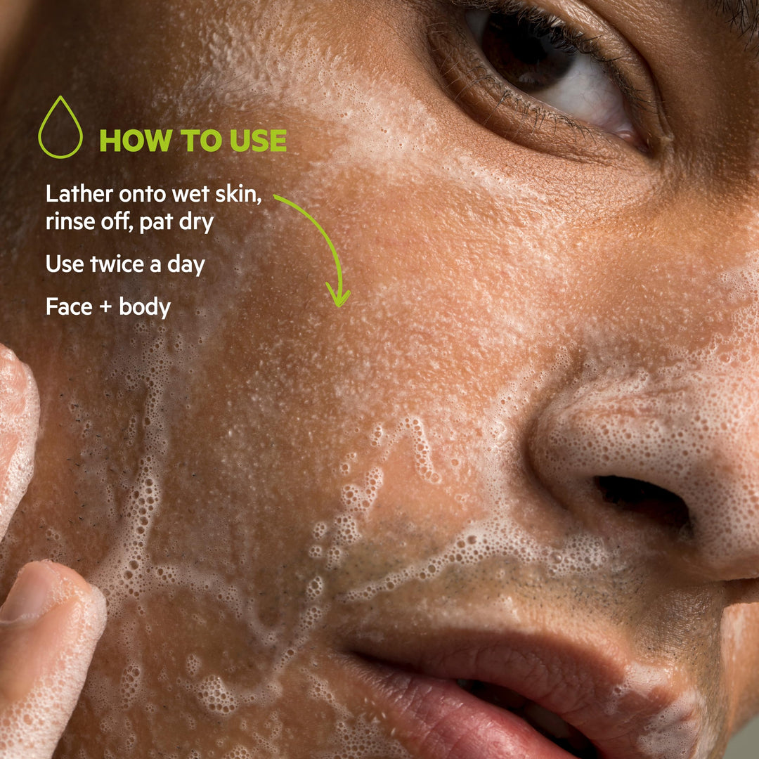 Clear mattifying gel cleanser pump, 400 ml, soap-free formula for oily skin