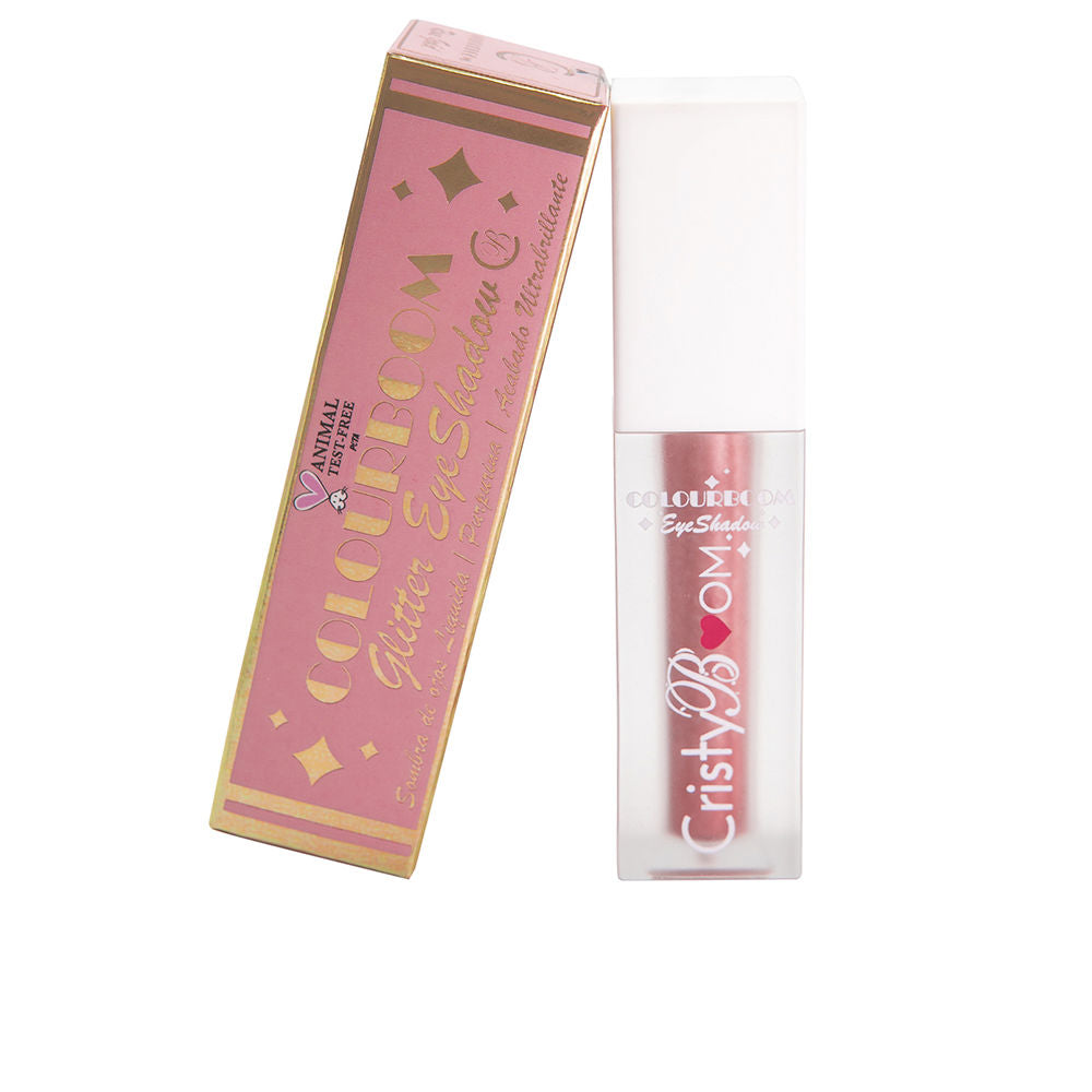 5 g rose‑gold liquid eyeshadow tube, metallic shimmer finish, Unisex