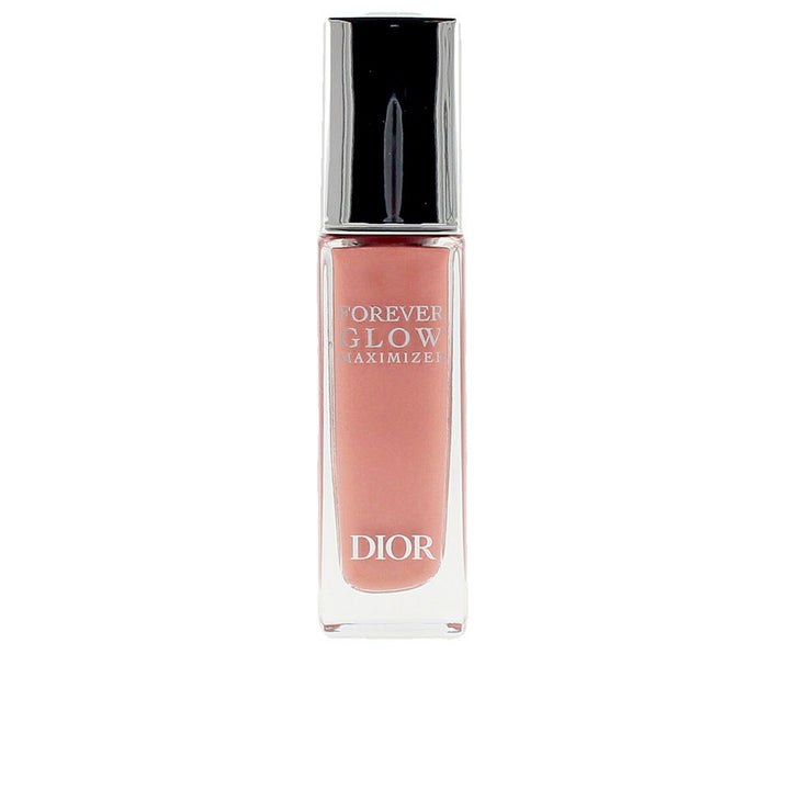 11 ml rosy liquid illuminator in slender glass vial, pearlescent finish