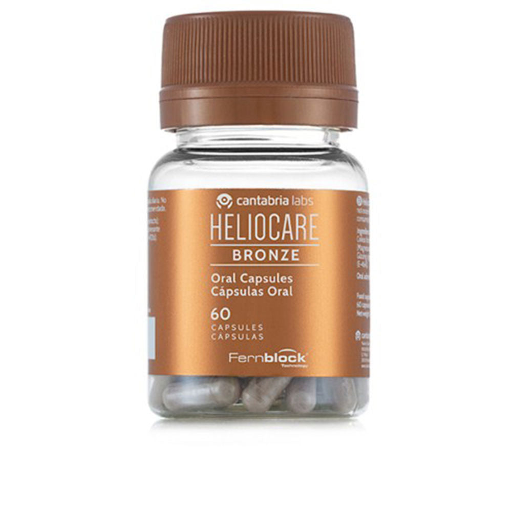 Bottle of oral bronzing capsules with Fernblock, 60 capsules