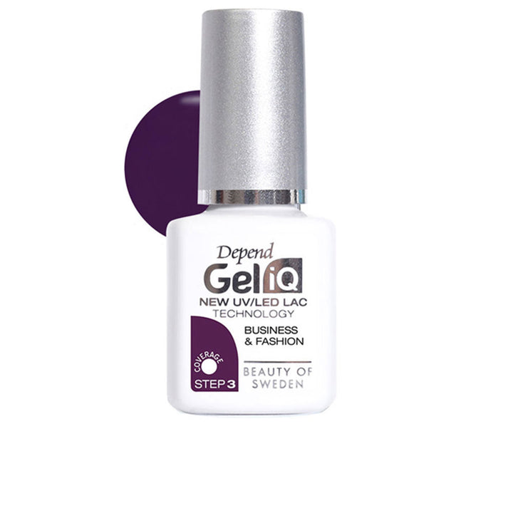 5 ml beige semipermanent nail polish, engineered brush, LED compatible, Unisex