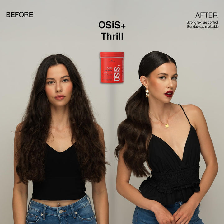 100 ml tube of fibre styling gum for textured, reworkable hair styles