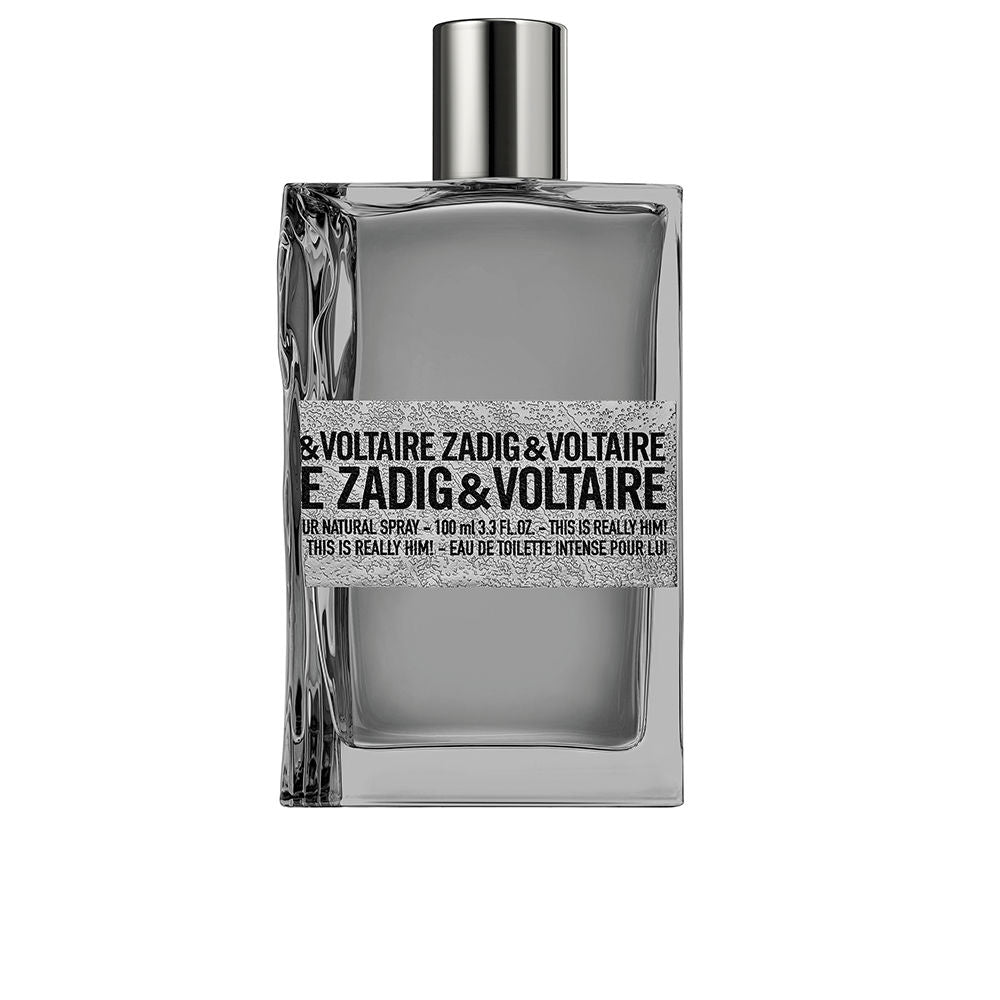 50 ml silver-toned eau de parfum bottle, woody-oriental fragrance for Man