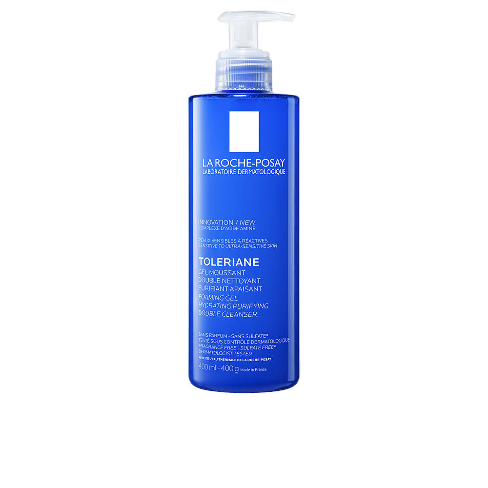 400 ml double‑phase foaming gel cleanser in pump bottle for Unisex sensitive skin
