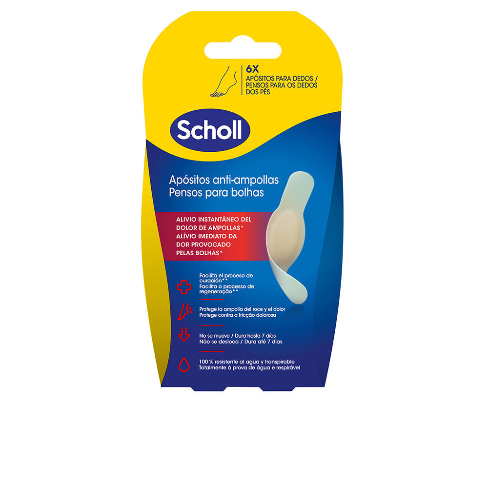 Scholl branded blister pads in protective hydrocolloid dressing for fingers