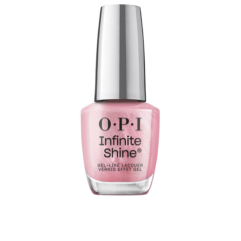 15 ml rose gel‑effect nail lacquer with wide brush, high‑gloss finish