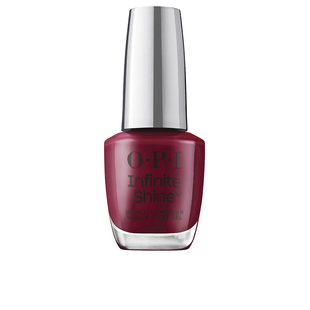 15 ml bottle of Malaga Wine gel-effect red nail lacquer with wide brush