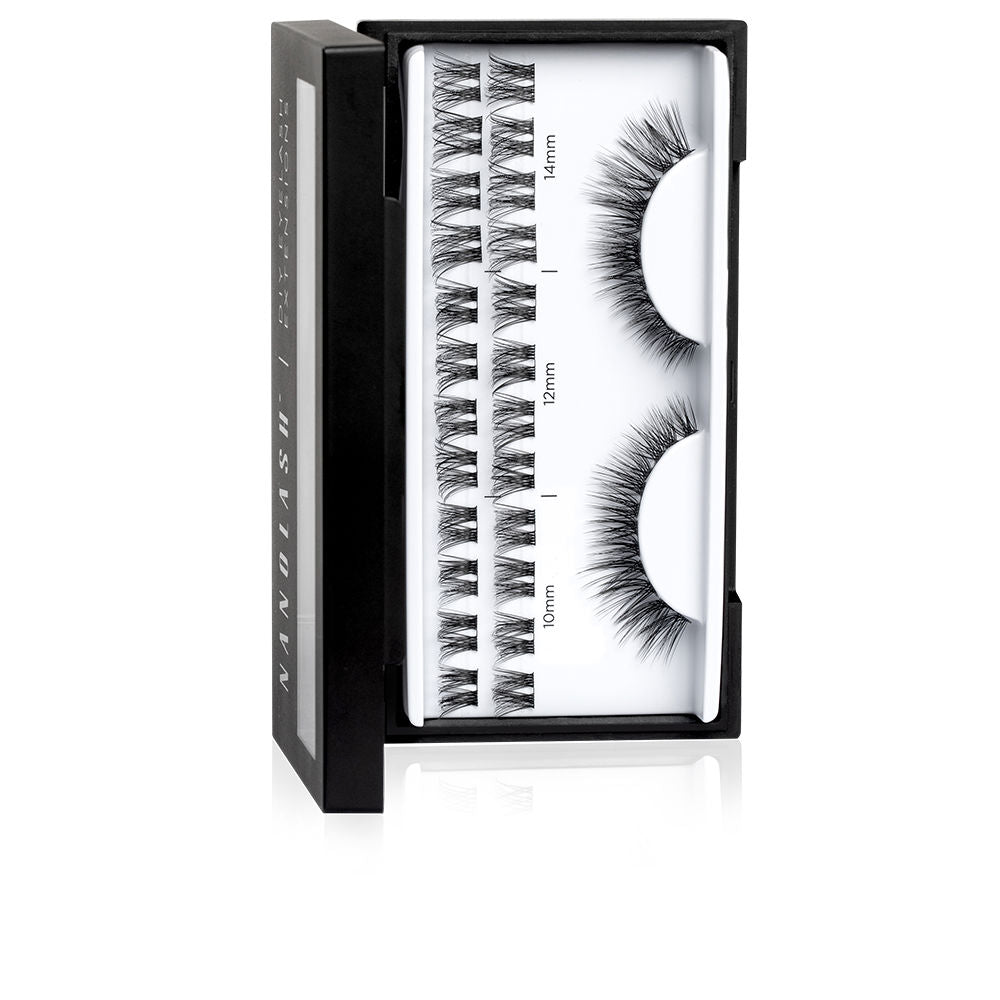 Compact Nanolash FANTASY Cluster Eyelashes kit with mixed-length clusters and applicator