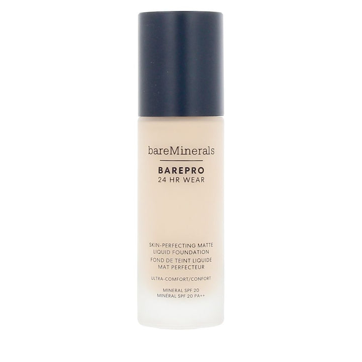 Pump bottle of lightweight matte liquid foundation, Unisex SPF 20, 30 ml