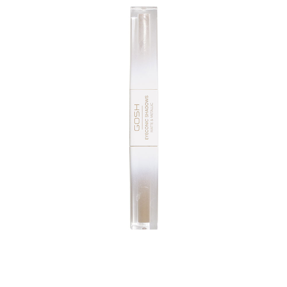 Small 2 ml silver liquid metallic eye shadow in slim tube with applicator