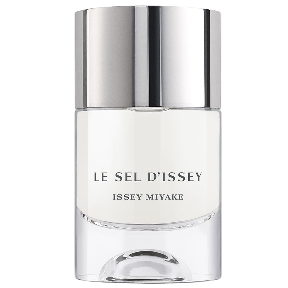 50 ml frosted glass perfume bottle, light grey liquid, hemispherical base