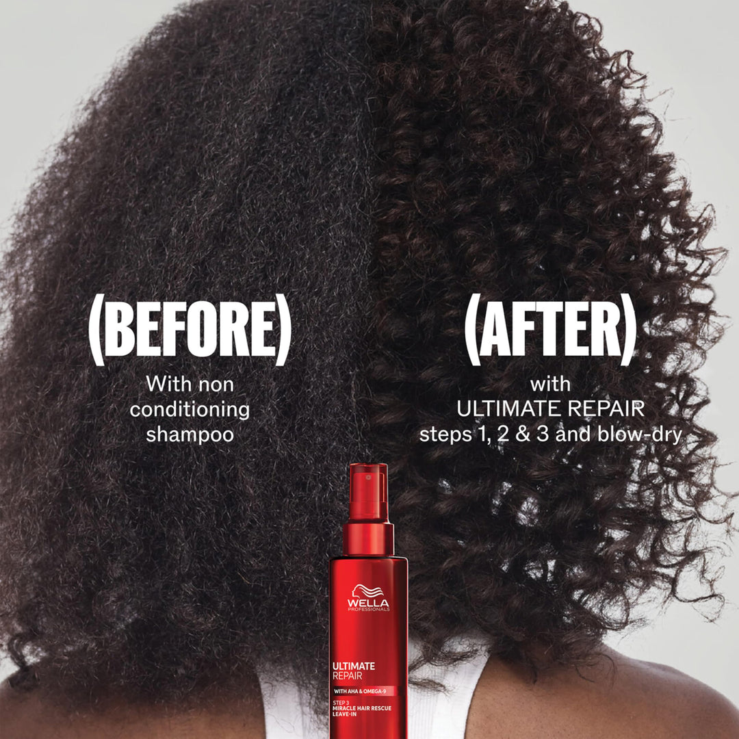 Creamy 1000 ml repair shampoo bottle for damaged, colour‑treated hair