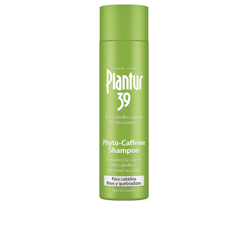 250 ml bottle of phyto-caffeine strengthening shampoo for Women, creamy lather