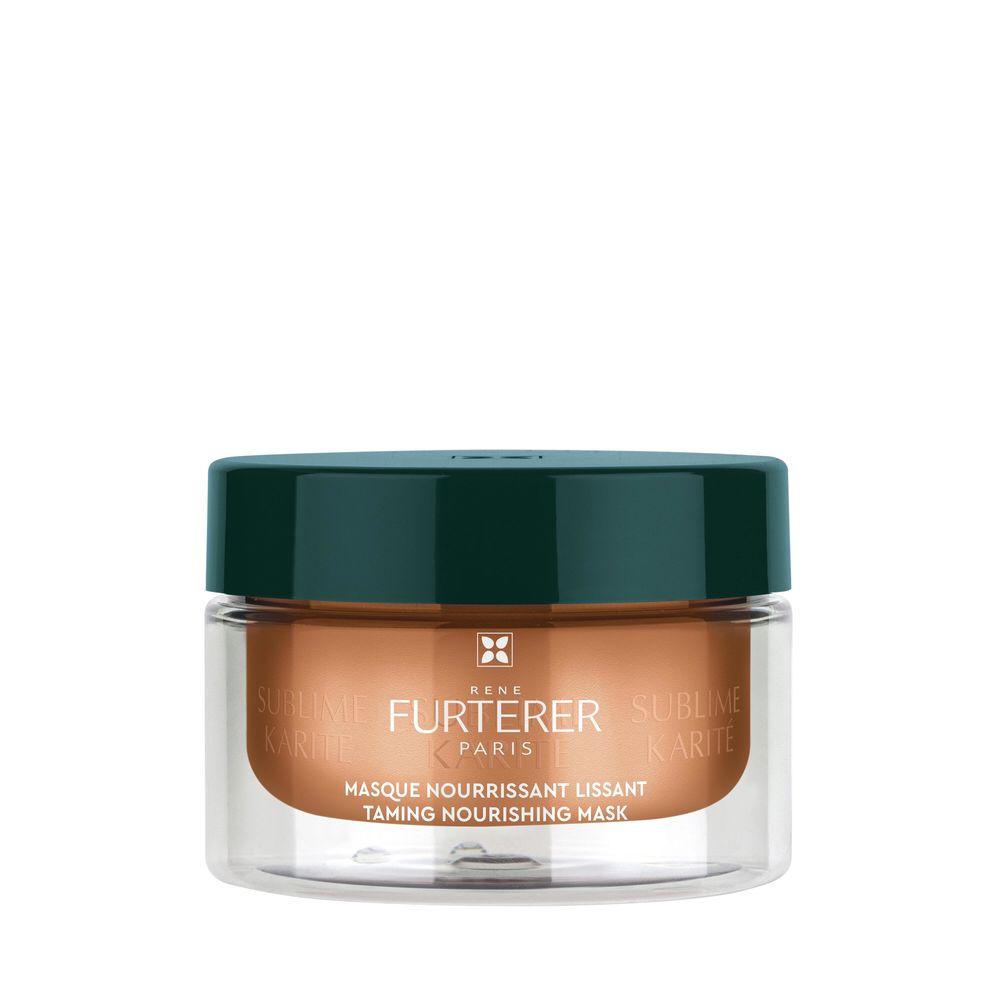 200 ml jar of rich shea hair mask, creamy texture, silicone-free
