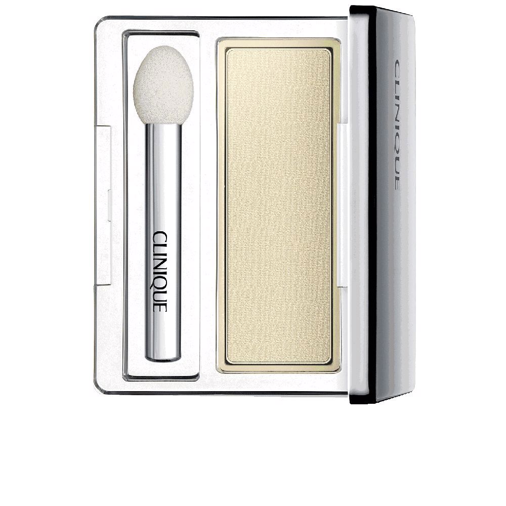 Beige cream-to-powder eyeshadow compact with sponge applicator, 2.2 g, unisex
