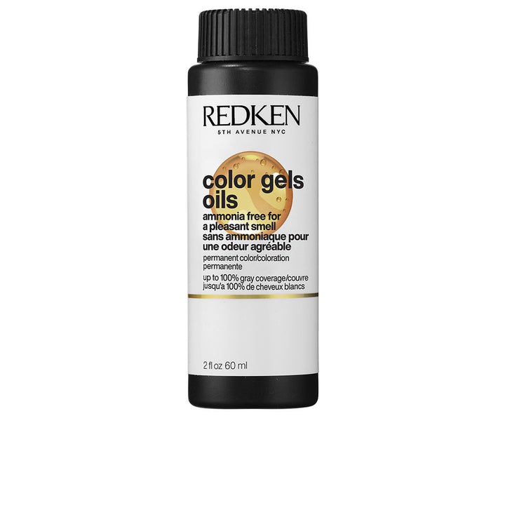 60 ml amber bottle of ammonia-free gel-oil hair colour, shade 7NW