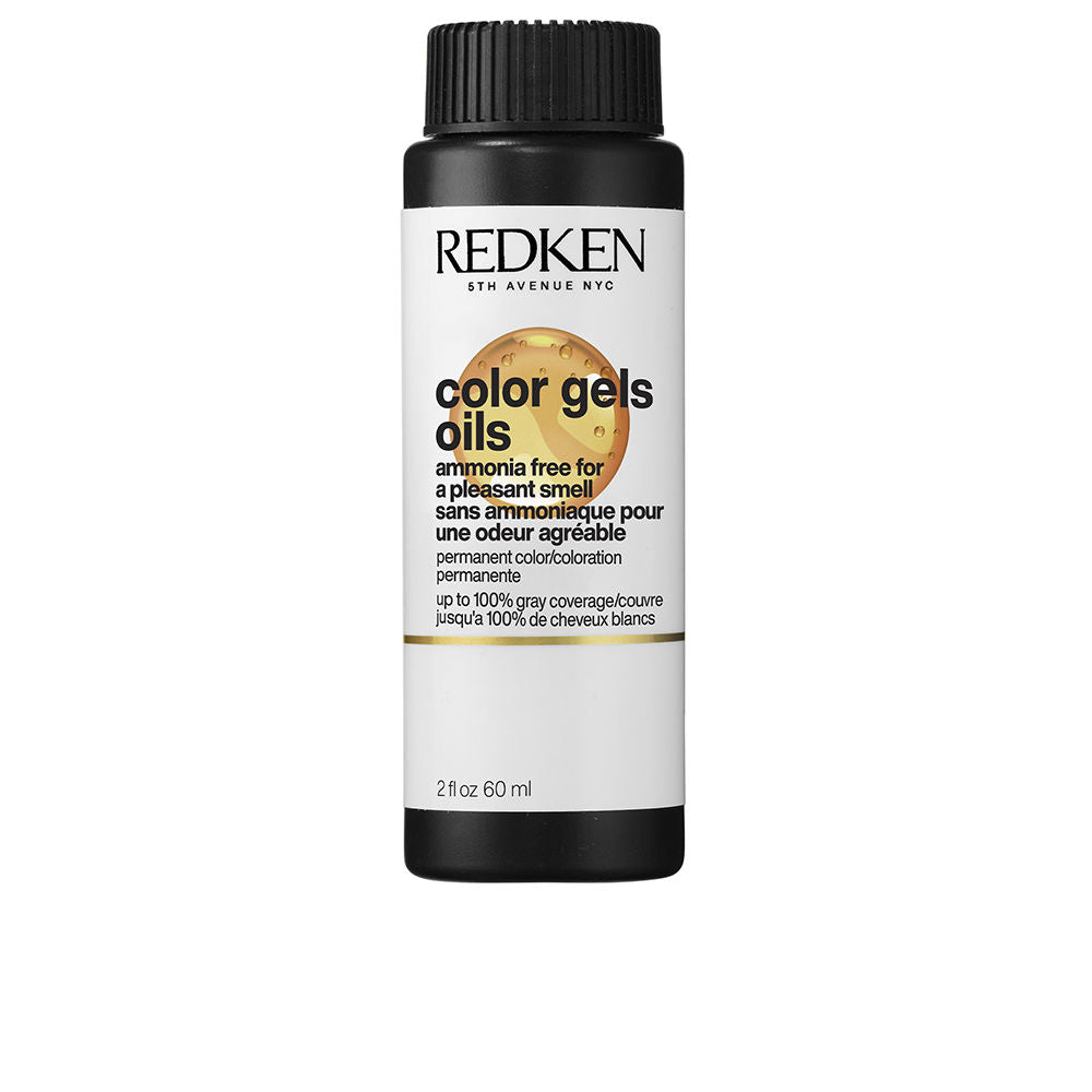 60 ml ammonia-free gel-oil hair colour tube with apricot oil detail