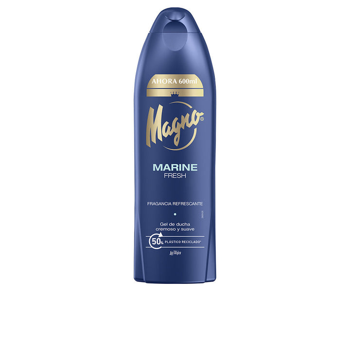 Bottle of Magno Ocean Breeze Shower Gel with ocean-inspired scent