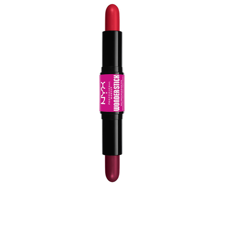 Dual-ended cream stick blush in amber and fuchsia, twist-up 4 g