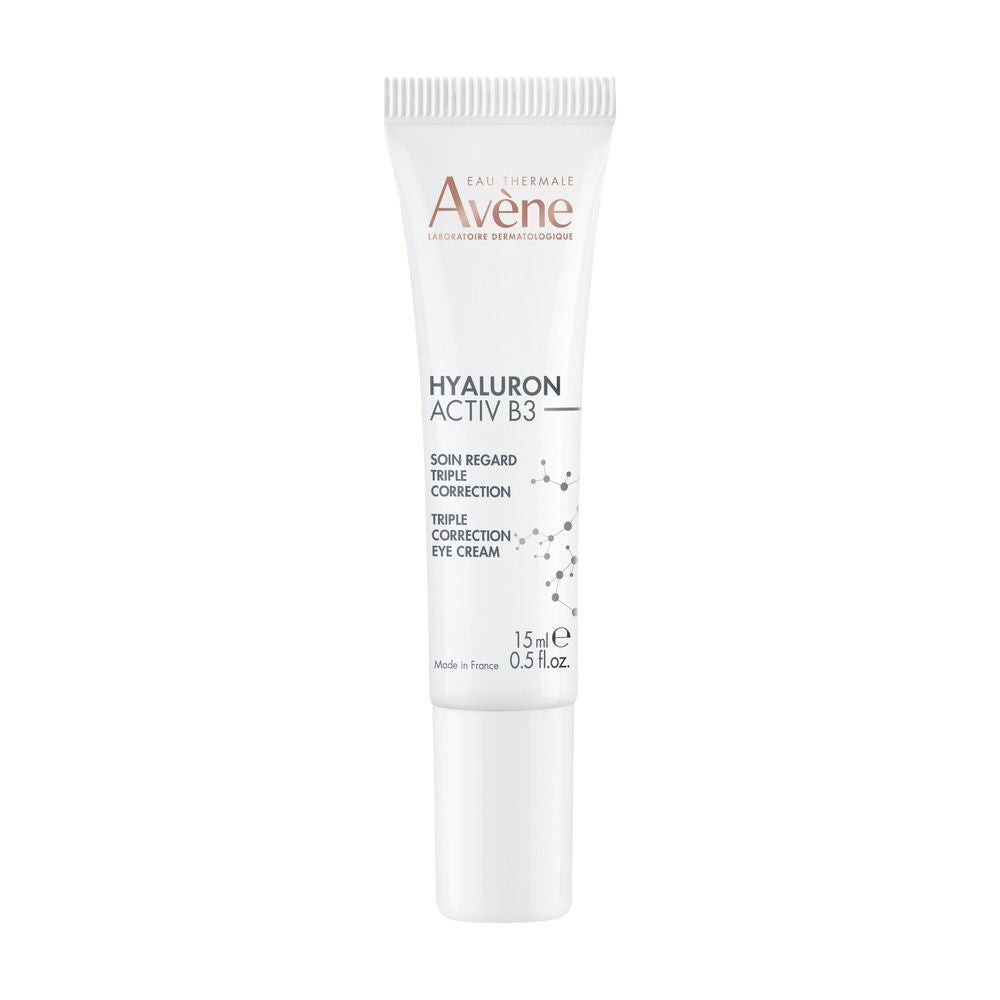 Avene Hyaluron Activ B3 eye contour tube, clean clinical design, eye treatment
