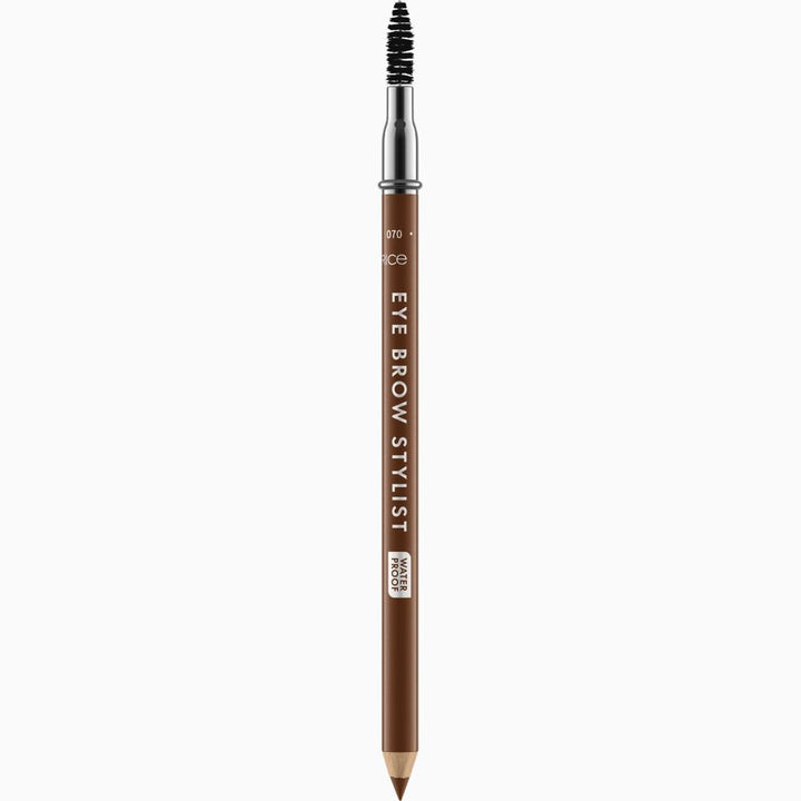 Slim chestnut brow pencil with integrated spoolie, 1.4 g packaging