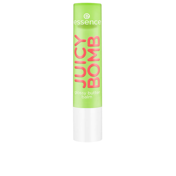 Yellow-tinted glossy lip balm with ergonomic click applicator, 2.5 g, kiwi shade