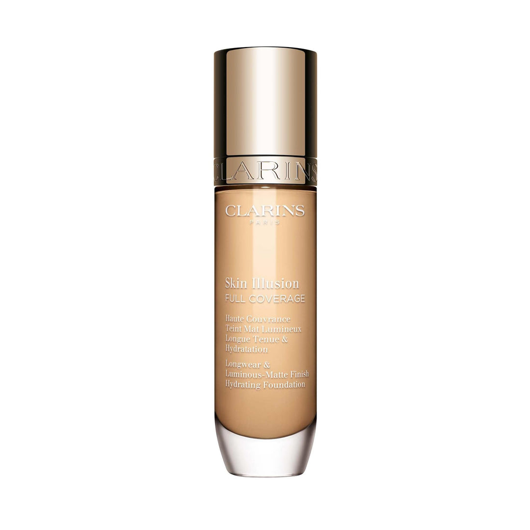 30 ml liquid foundation bottle, shade 101W, full coverage, Unisex