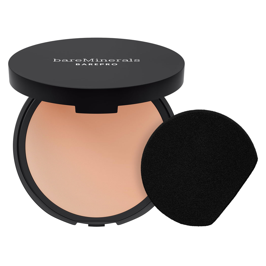 Compact matte powder foundation in pressed pan, neutral shade, 8 g
