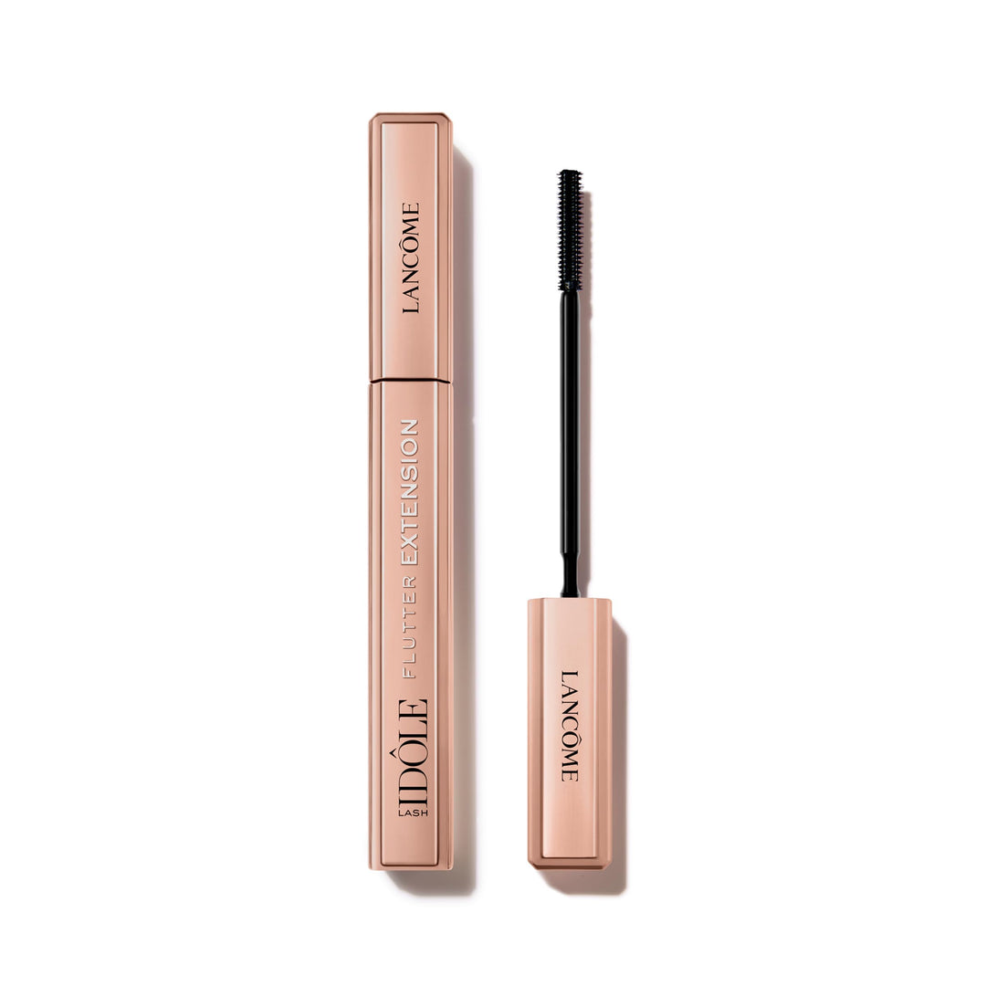 Lancôme Lash Idôle Flutter Extension mascara in classic black, precision brush visible