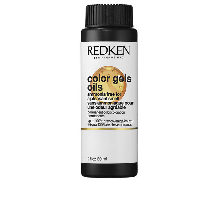 Three 60 ml amber vials of 6N dark blonde ammonia-free gel oil hair colour