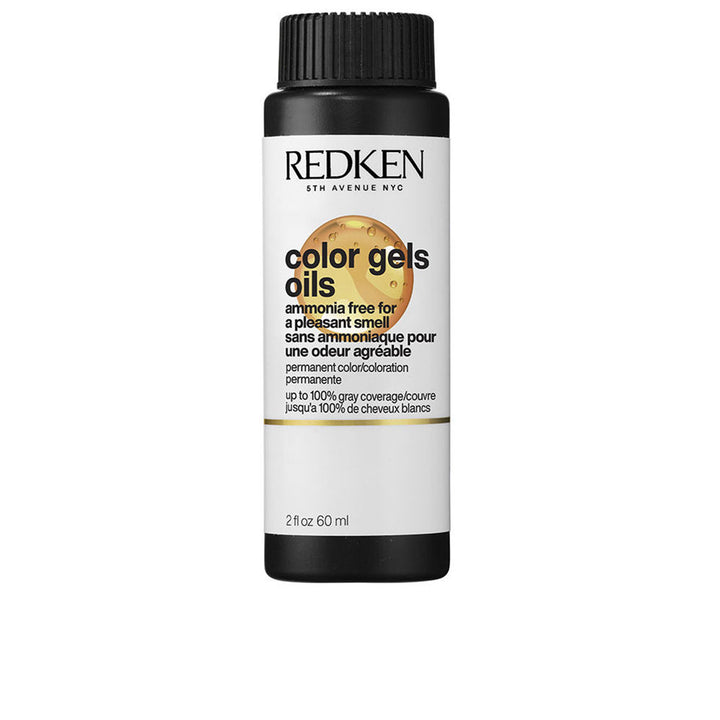 Three 60 ml tubes of ammonia-free permanent hair colour, shade 8GI, packaged in bottles