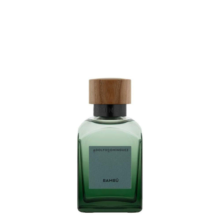 120 ml clear bottle of Bamboo Mist Eau de Toilette, woody oriental scent