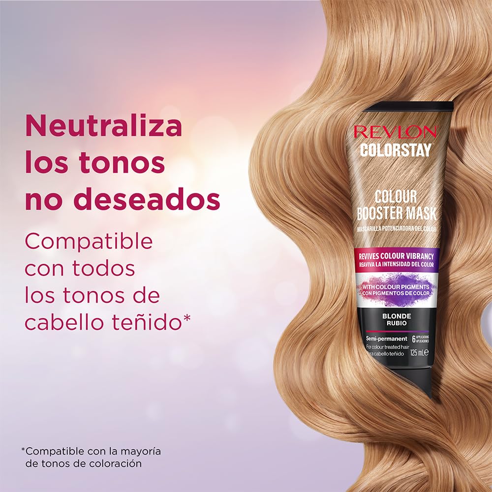 125 ml blonde colour-boosting hair mask jar for Unisex colour-treated hair