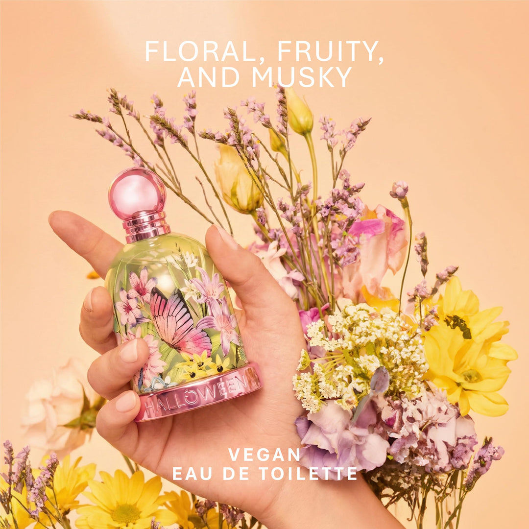 100 ml floral-fruity eau de parfum bottle; citrus, jasmine and musk accords