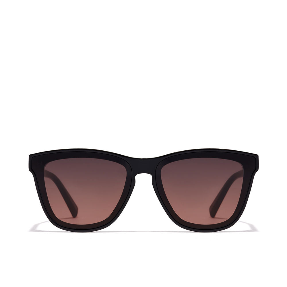 Square black grey to pink unisex sunglasses, TR-90 frame, 51 mm lenses