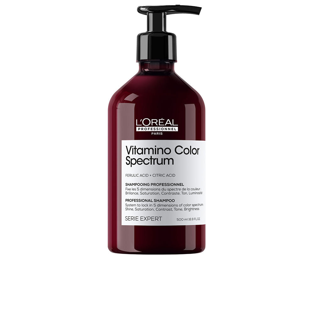 500 ml cream shampoo bottle for coloured hair with pump, 500 ml