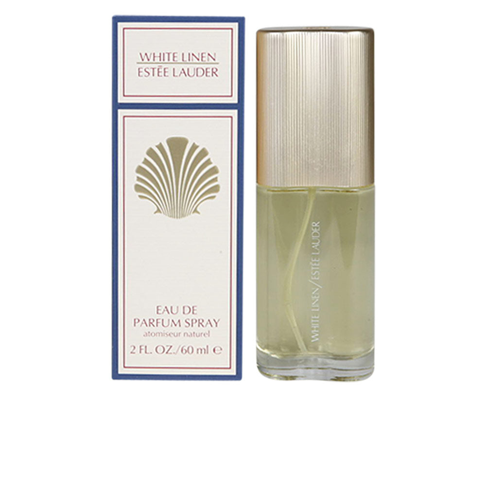 60 ml perfume bottle, floral aldehydic fragrance evoking linen and white flowers