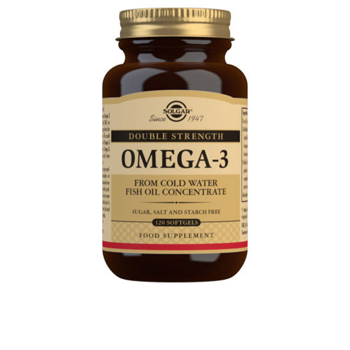 Bottle of 120 omega‑3 softgels — high EPA+DHA, molecularly distilled