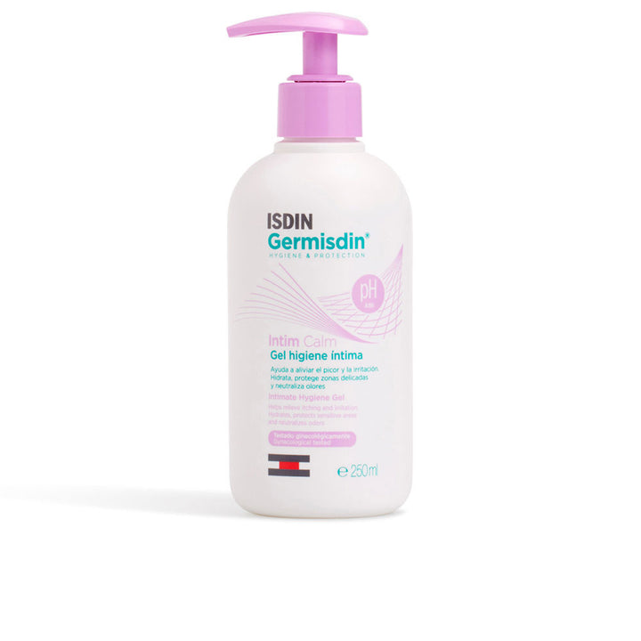 Clear 250 ml intimate hygiene gel bottle for Women, pH‑balanced syndet formula