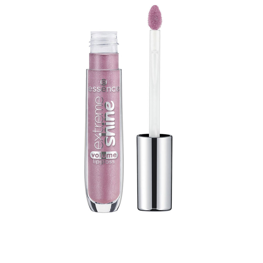 5 ml glossy purple lip gloss tube with recycled-plastic cap, high-shine finish