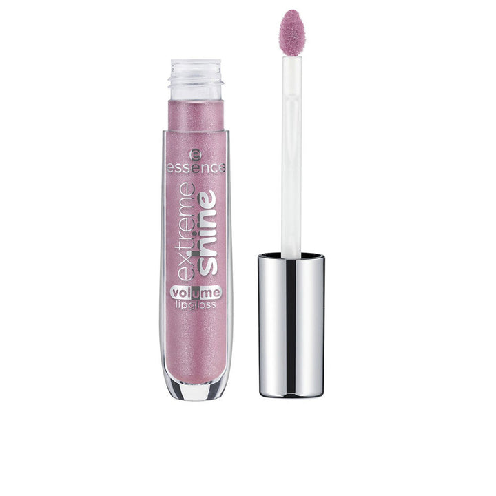 5 ml glossy purple lip gloss tube with recycled-plastic cap, high-shine finish