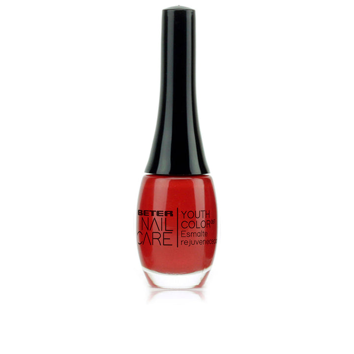 11 ml unisex rejuvenating red nail polish bottle, glossy finish