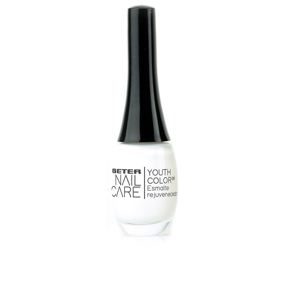 11 ml French white nail polish bottle, high-gloss vegan nail treatment