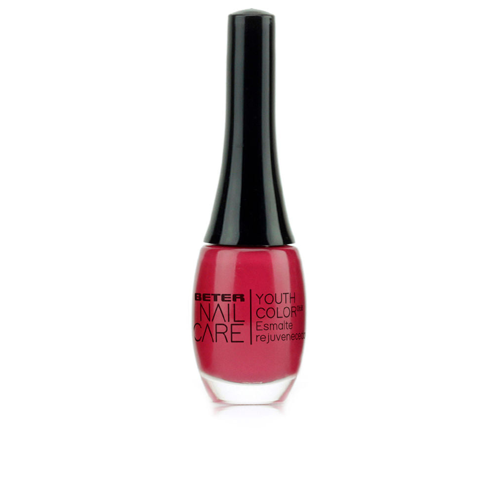 11 ml rejuvenating pink nail polish bottle with glossy finish, Unisex