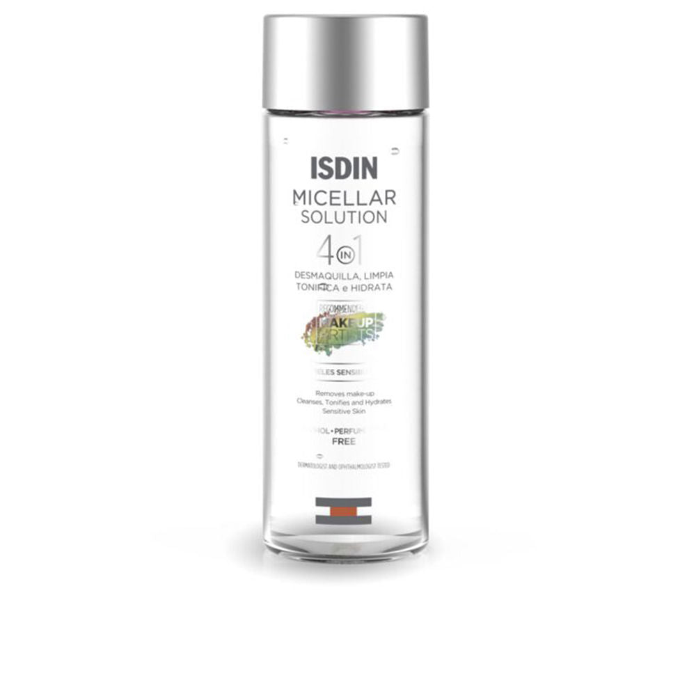 Clear 100 ml micellar solution bottle for Unisex, gentle facial cleanser